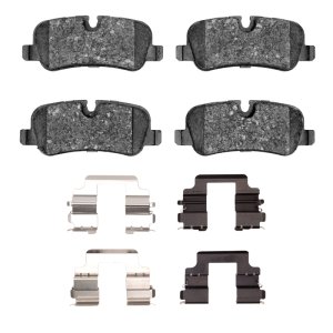 Land Rover Range Rover Sport Brake Pads - Rear - R1 Concepts - Semi Metallic - `10-`13